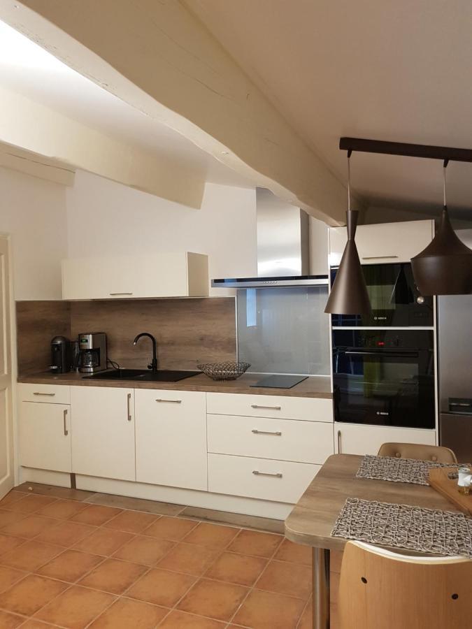 Ferienwohnung Au Bord De L'Alzon Uzès Exterior foto