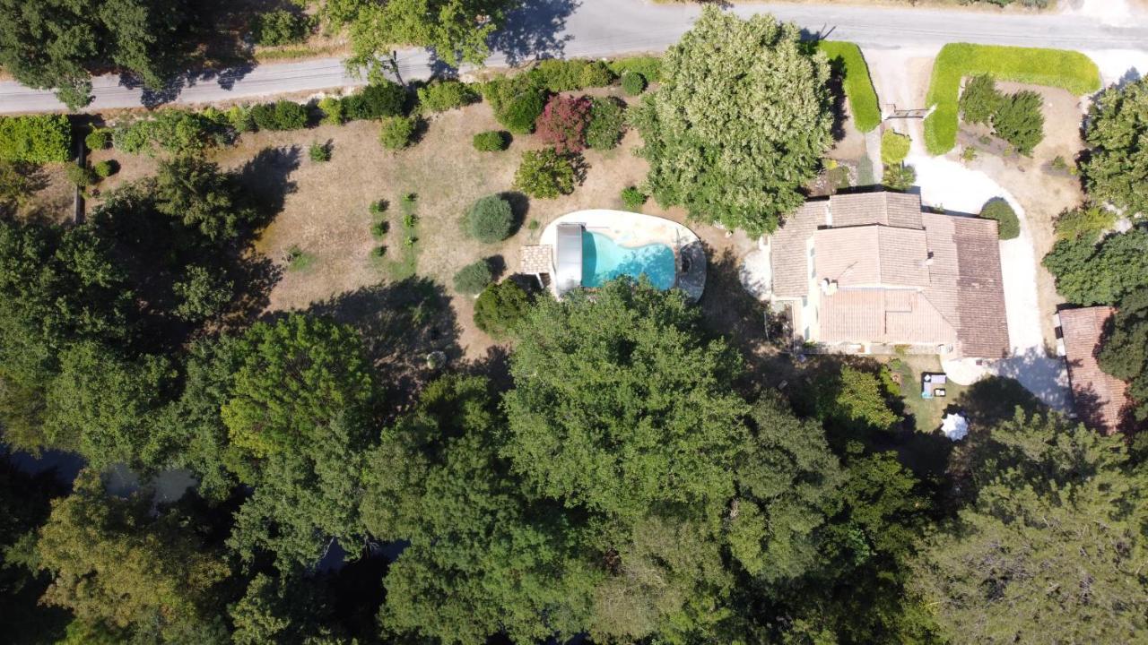 Ferienwohnung Au Bord De L'Alzon Uzès Exterior foto